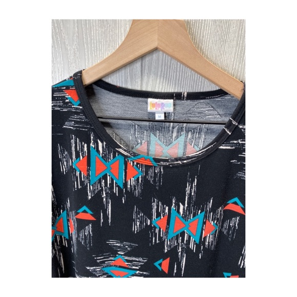 LuLaRoe Julia Dress size Medium Aztec - Picture 2 of 3